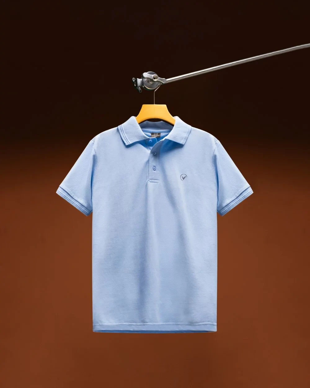 Solid Polo Sky Blue