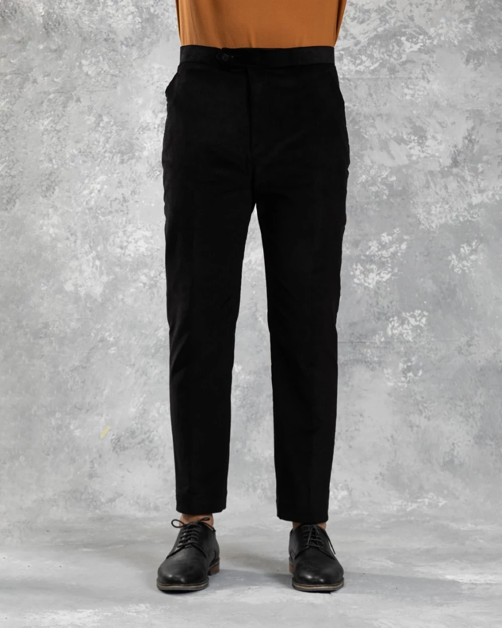 Corduroy Formal Pant Black
