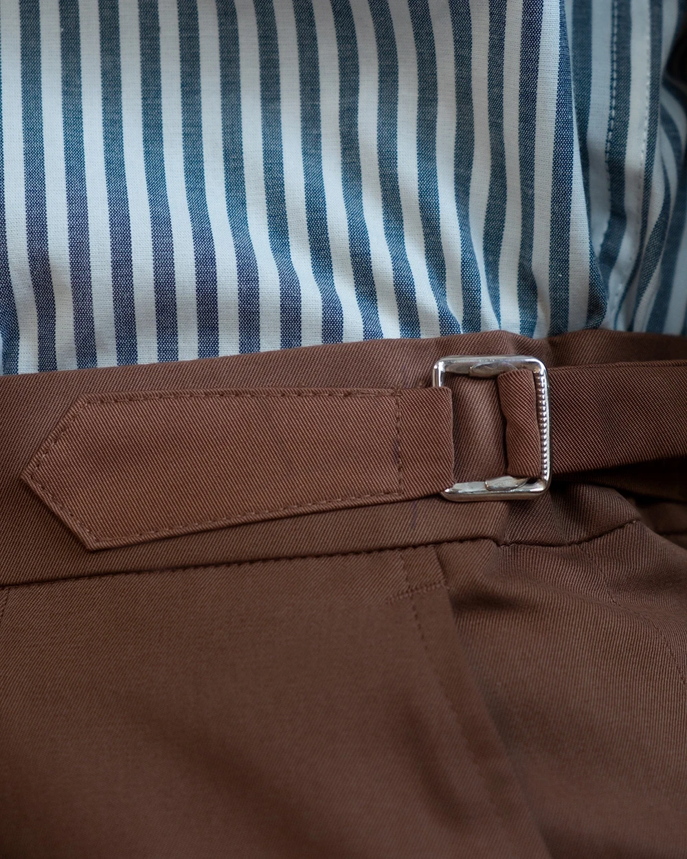 Brown Formal Wide Leg Pant