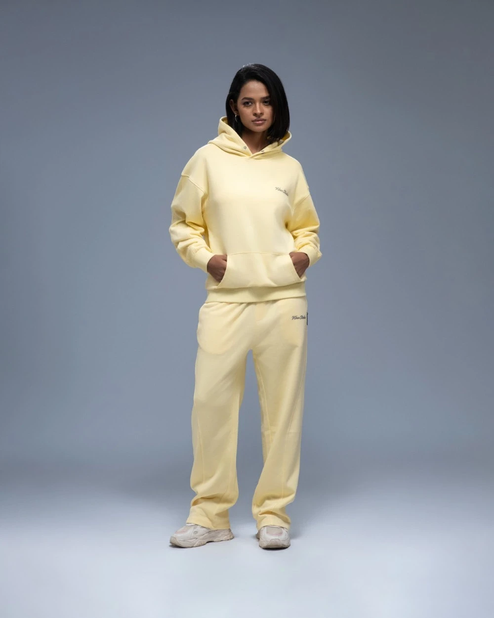 Vibes Signature Pastel Yellow Hoodie