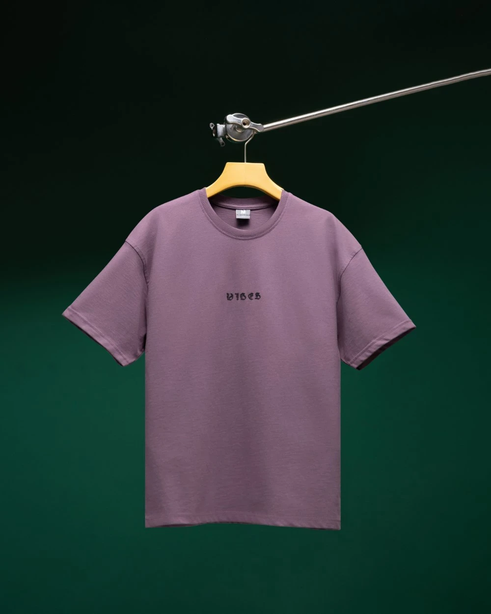 Solid Plum Drop Shoulder