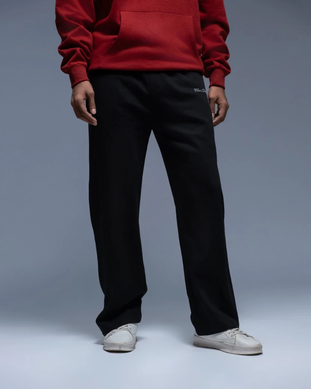 Vibes Baggy Black Sweatpant