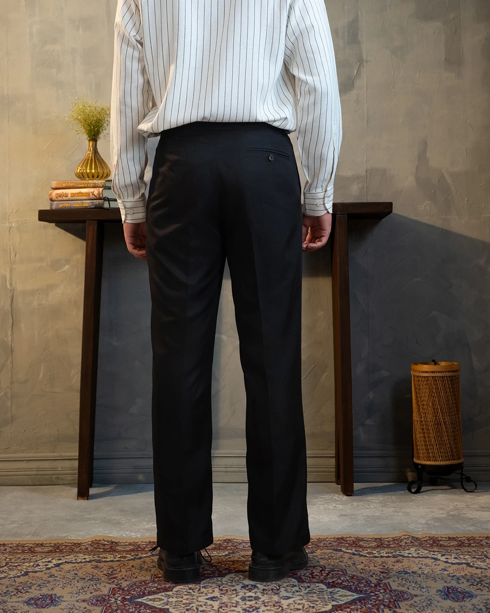 Black Formal Wide Leg Pant