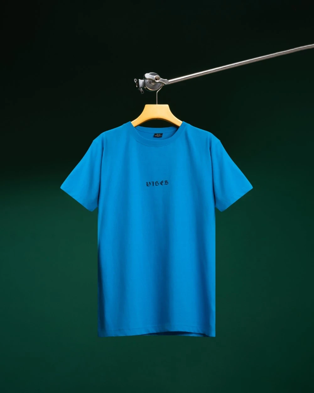 Solid Vivid Blue Regular Fit