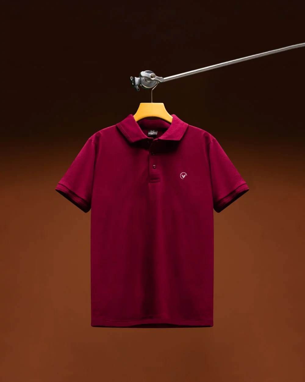 Solid Polo Maroon