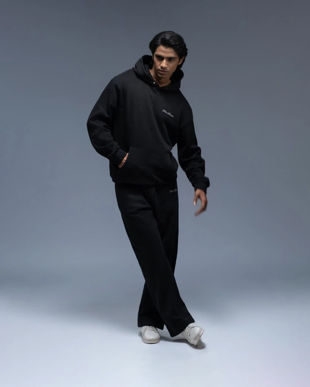 Vibes Signature Black Hoodie