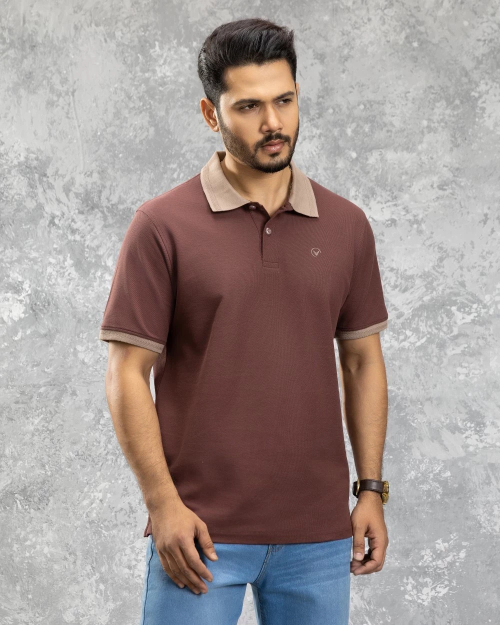 Classic Brown Stone Polo